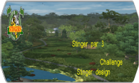 Sting par 3 challenge logo